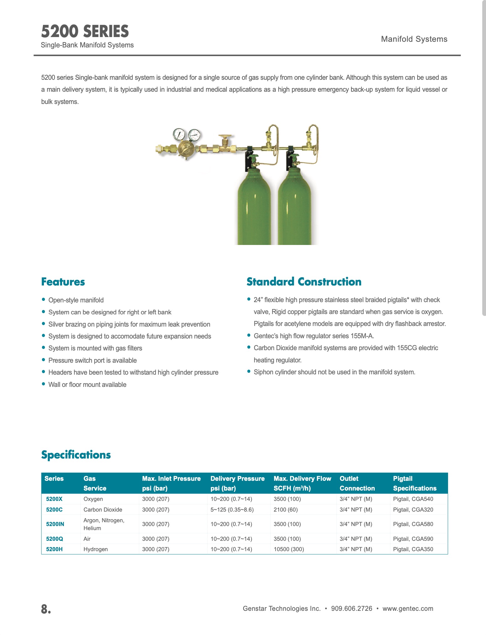 5200 Series Manifold Systems