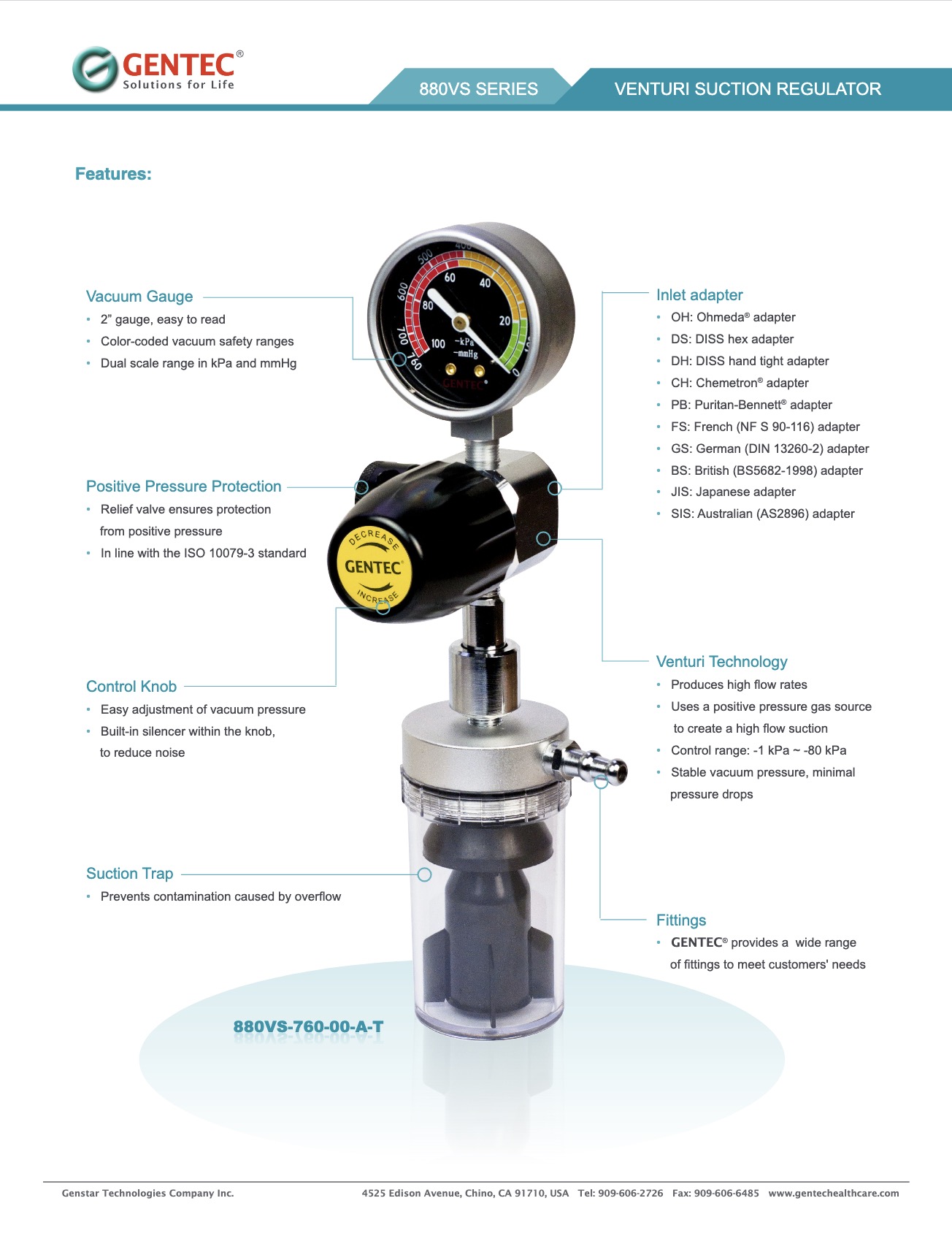 Venturi Suction Regulator