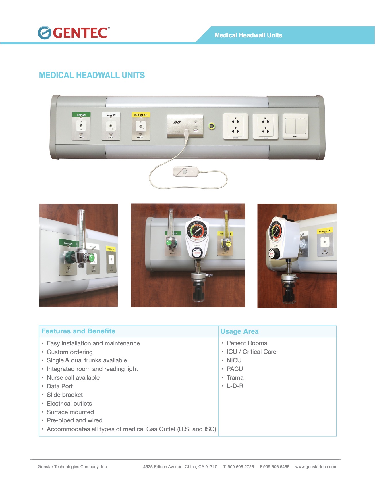 Medical Headwall Units