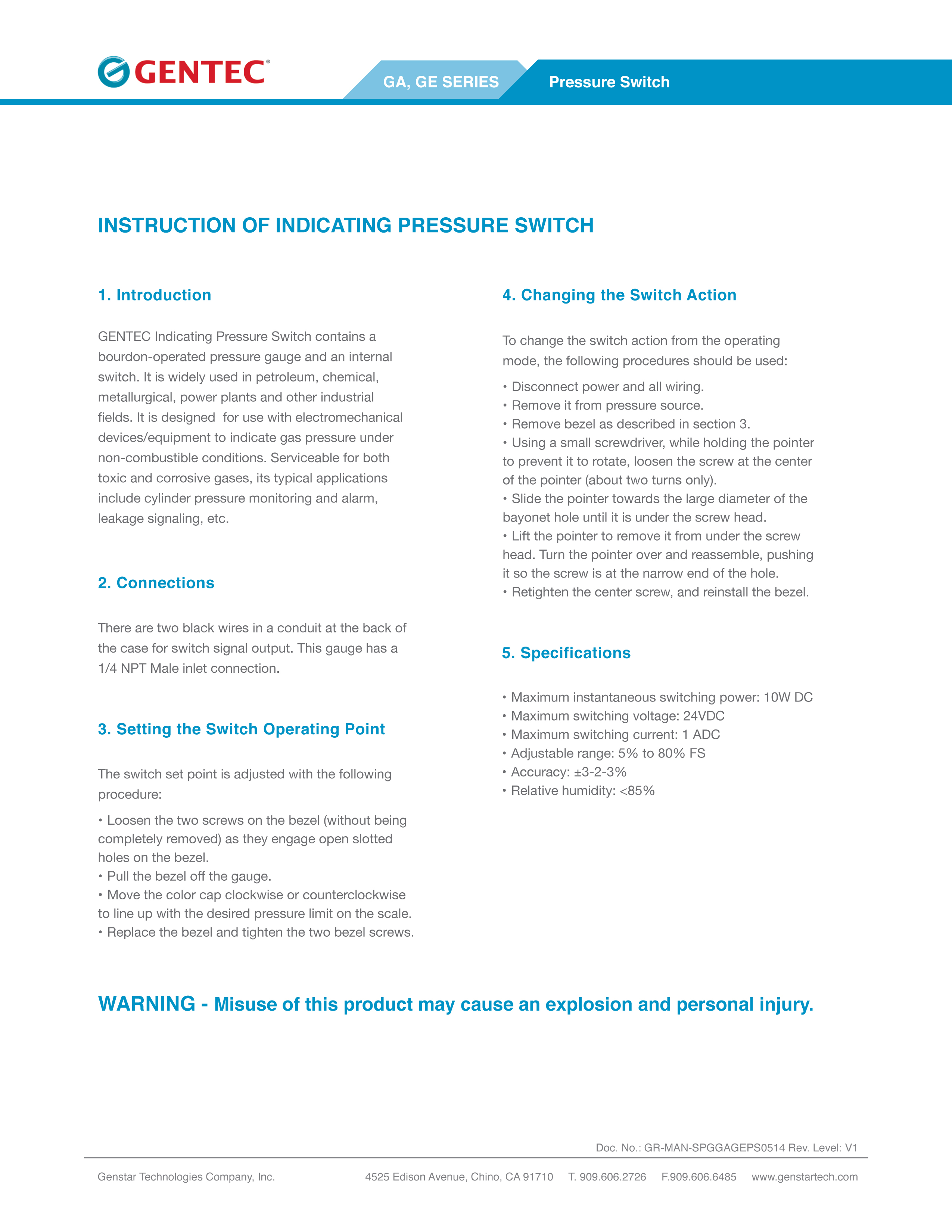 GA, GE Series Pressure Switch.pdf