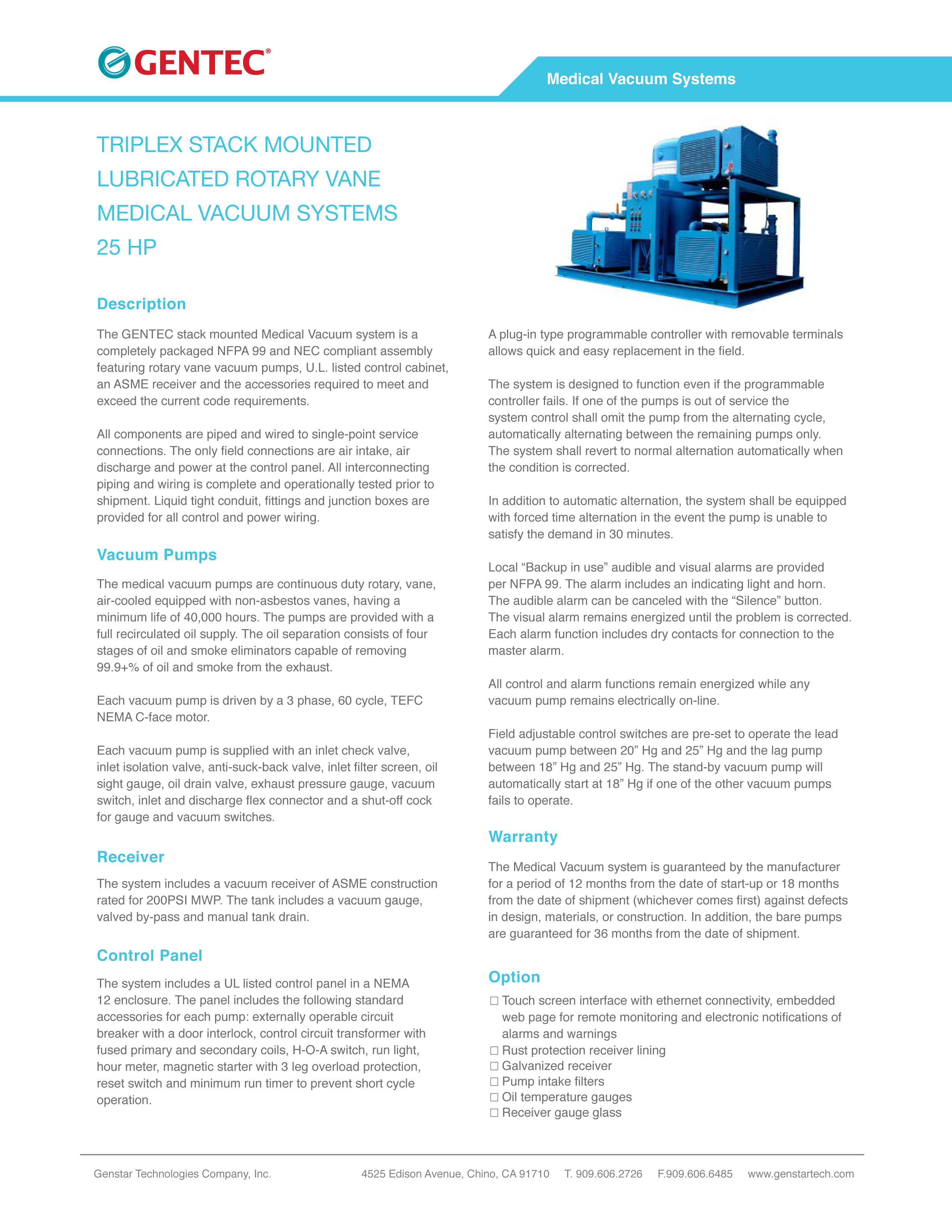 Triplex Stacked Mounted Lubricated Rotary Vane Medical Vacuum Systems.pdf